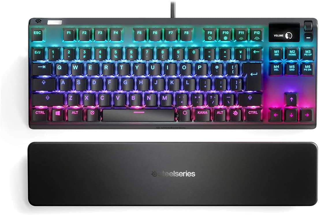 ゲーミングキーボード テンキーレス 有線 メカニカル 英語配列 PC周辺機器 パソコン ブラック