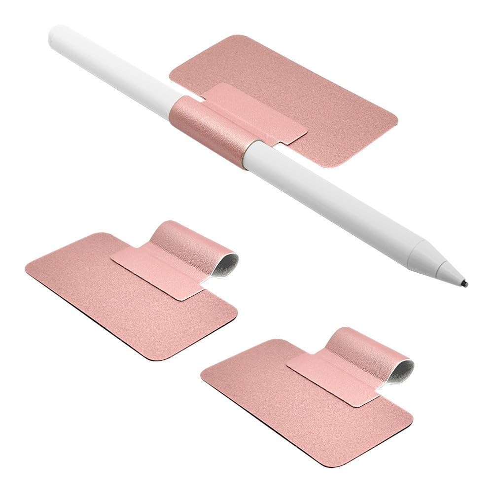 乐天商城 - タッチペンホルダー 貼り付け式 汎用 薄型 ジェルシート ケース カバー 固定用 収納 整理用品 最小直径約8mm 最大直径約9mm 3個入り