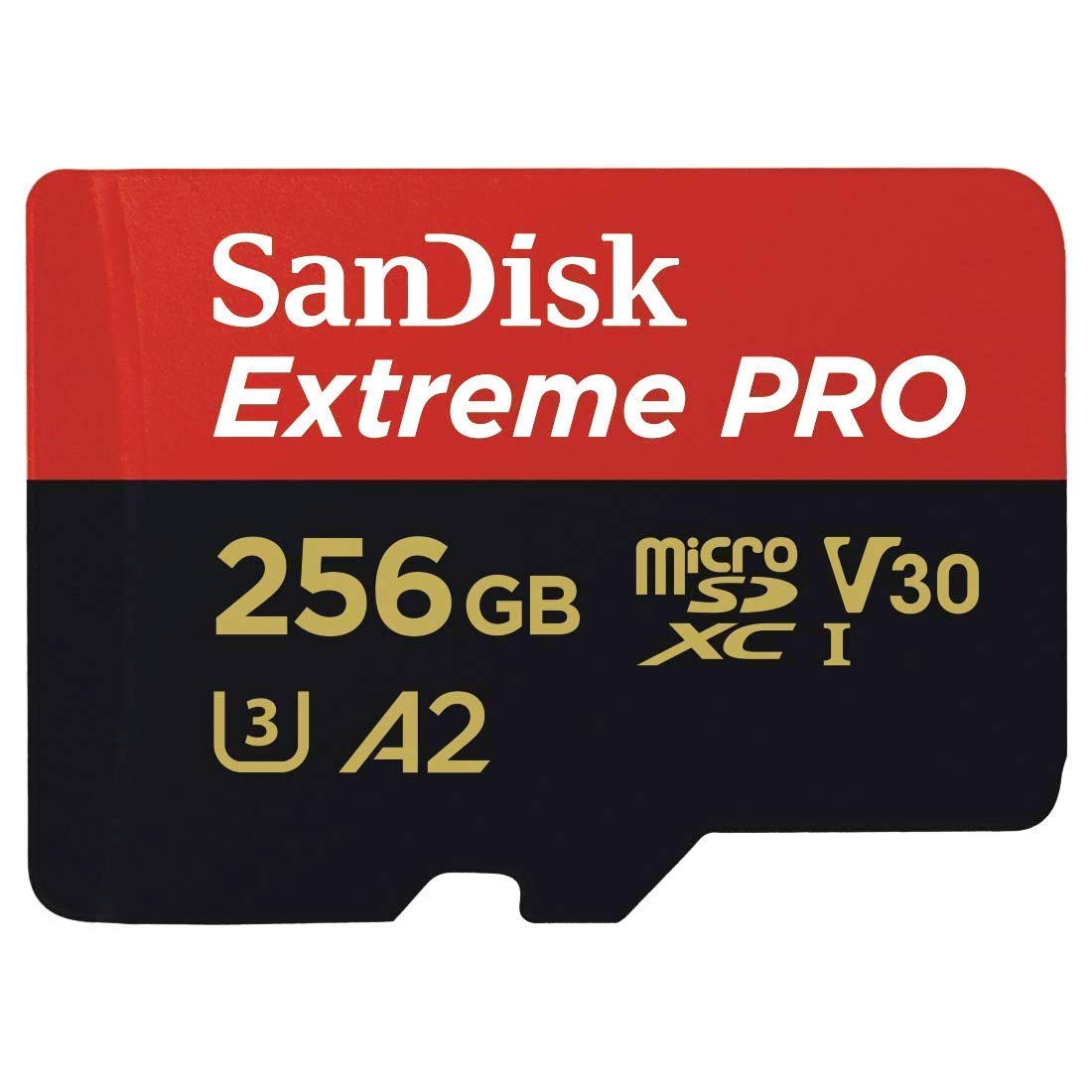 microSDXCカード 256GB UHS-I U3 V30 4K対応 SDアダプター付き メモリーカード A2対応 海外パッケージ品