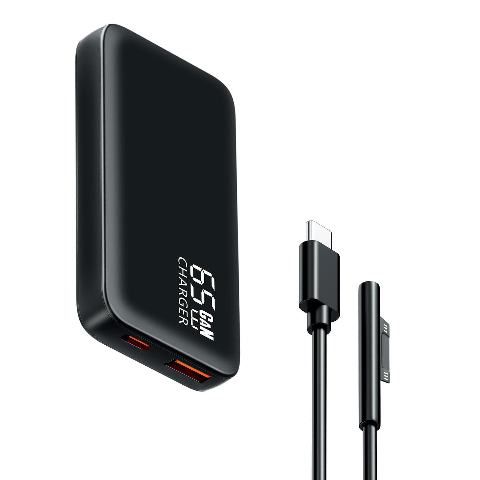 AC 어댑터 충전기 USB-C USB-A 2포트 접이식 케이블 부착 급속 충전기 PC 스마트폰 태블릿 대응 GaN3 기술 탑재 PSE 인증 완료