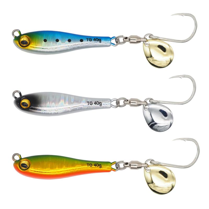 【KOKOルアー】ルアー メタルジグ TG 青物 サワラ ブレードジグ タングステン内蔵 30g 40g 60g 3色セッ..