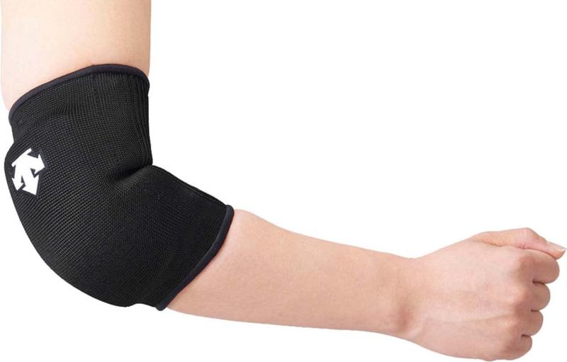 [デサント] バレー ジュニアエルボーパッド 2個組 キッズ 肉厚 安心感 定番