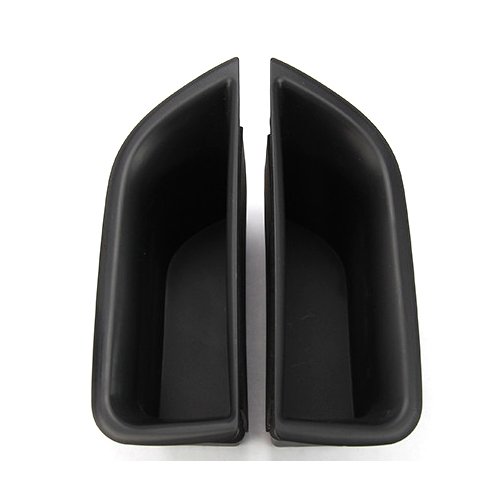 車のフロントドアハンドルアームレスト容器ホルダートレイ収納ボックス 車オーガナイザーアクセサリー black