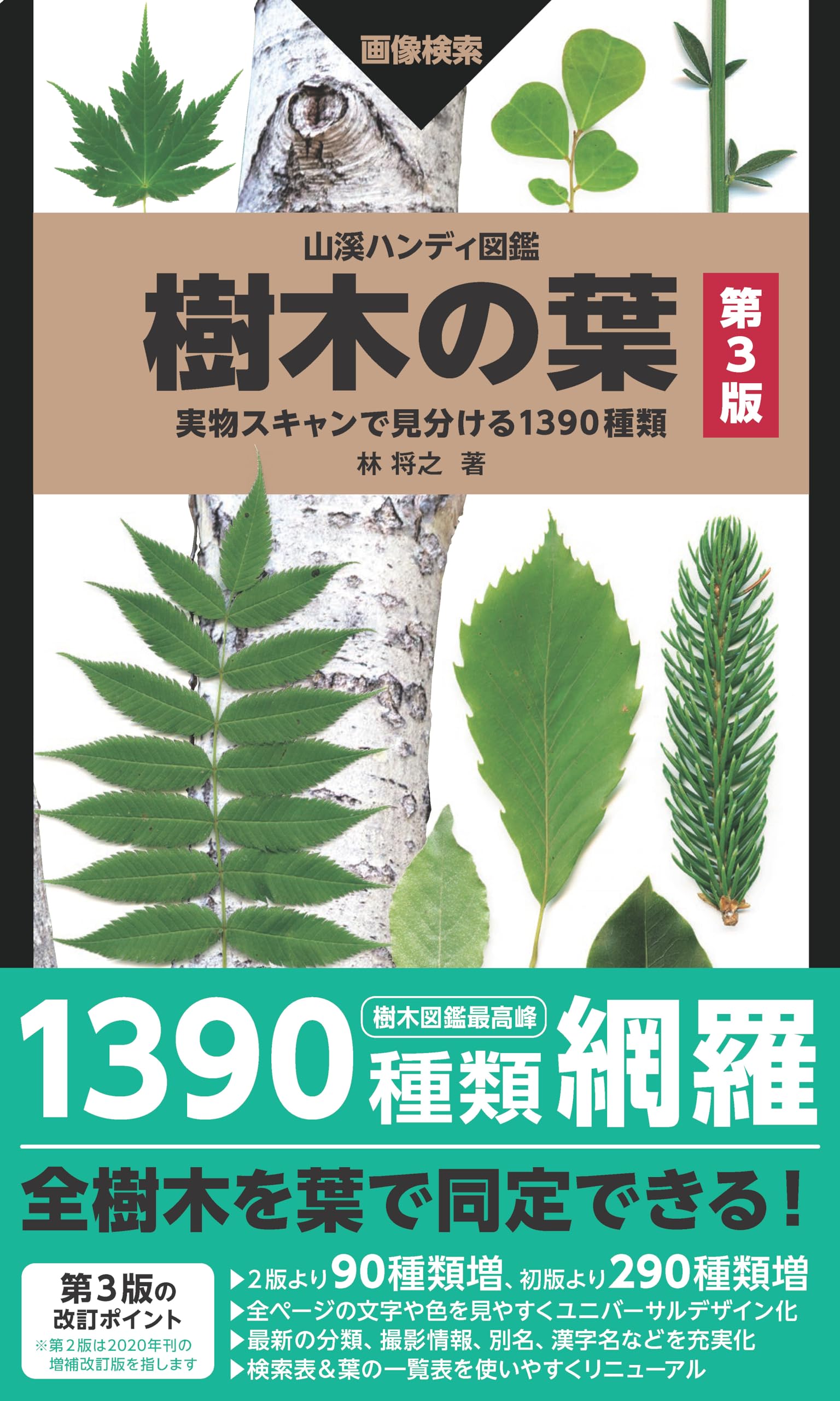 樹木の葉 図鑑 実物スキャンで見分ける種類