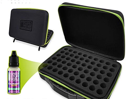 ・収納可能物:17mlボトル ・収納数:60本 ・ケース内側素材:高密度スポンジ ・収納穴数:60個 ・ケース外寸:幅88mm×長さ320mm×高さ215mm