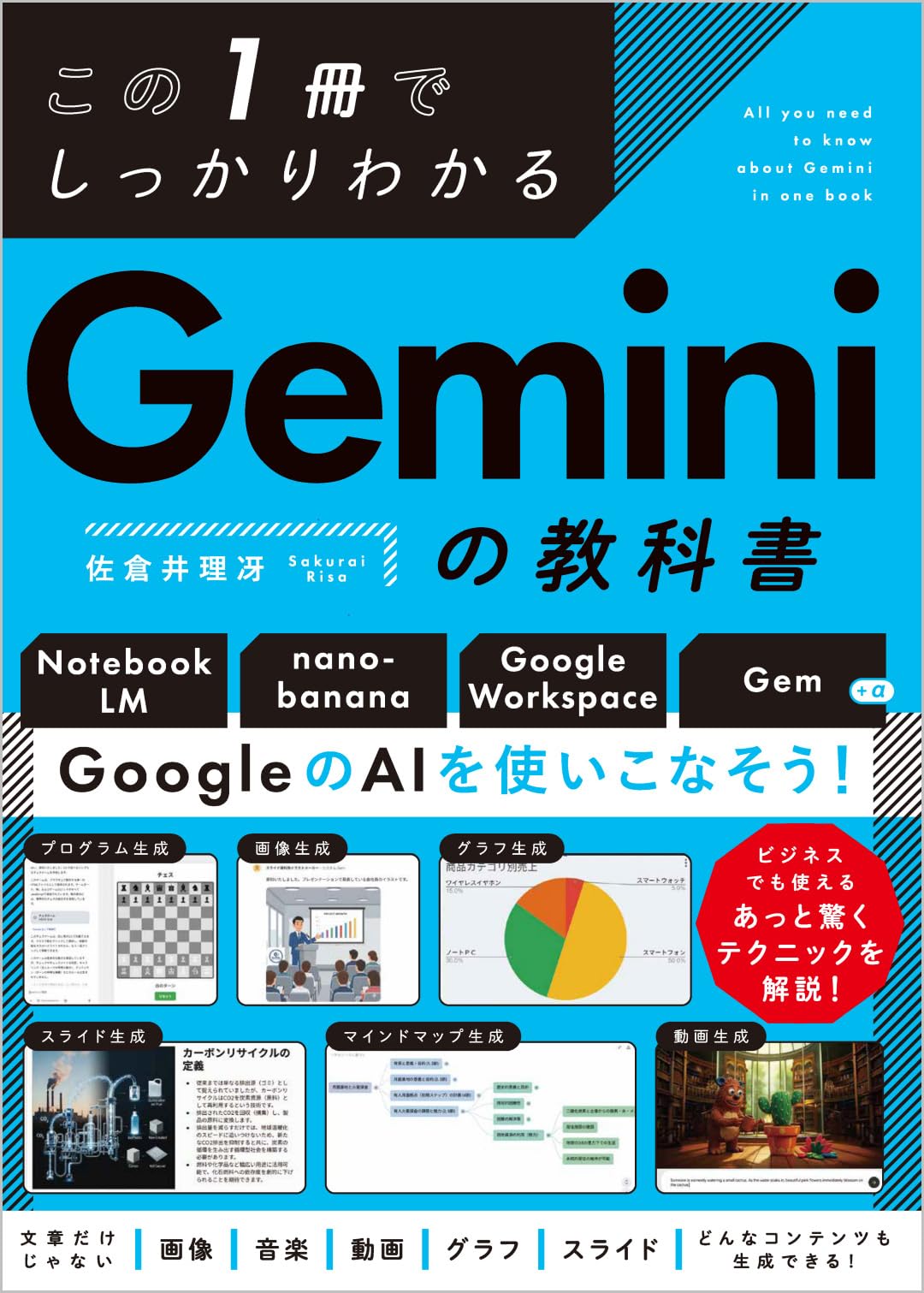 AI活用ガイドブック 生成AI解説本 業務効率化ツール解説書 学習用テキスト 入門書 基礎知識 解説本 活用事例集