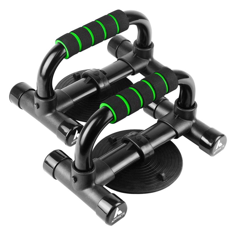APPRETE プッシュアップバー 腕立て伏せ シットアップ 吸盤 筋肉トレーニング ダイエット 金属製 2個セ..
