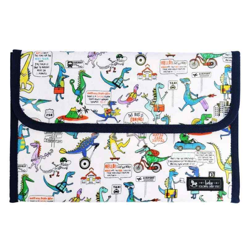 COLORFUL CANDY STYLE 母子手帳ケース 男の子 マルチケース 人気 ジャバラ かわいい 大容量 恐竜タウン..