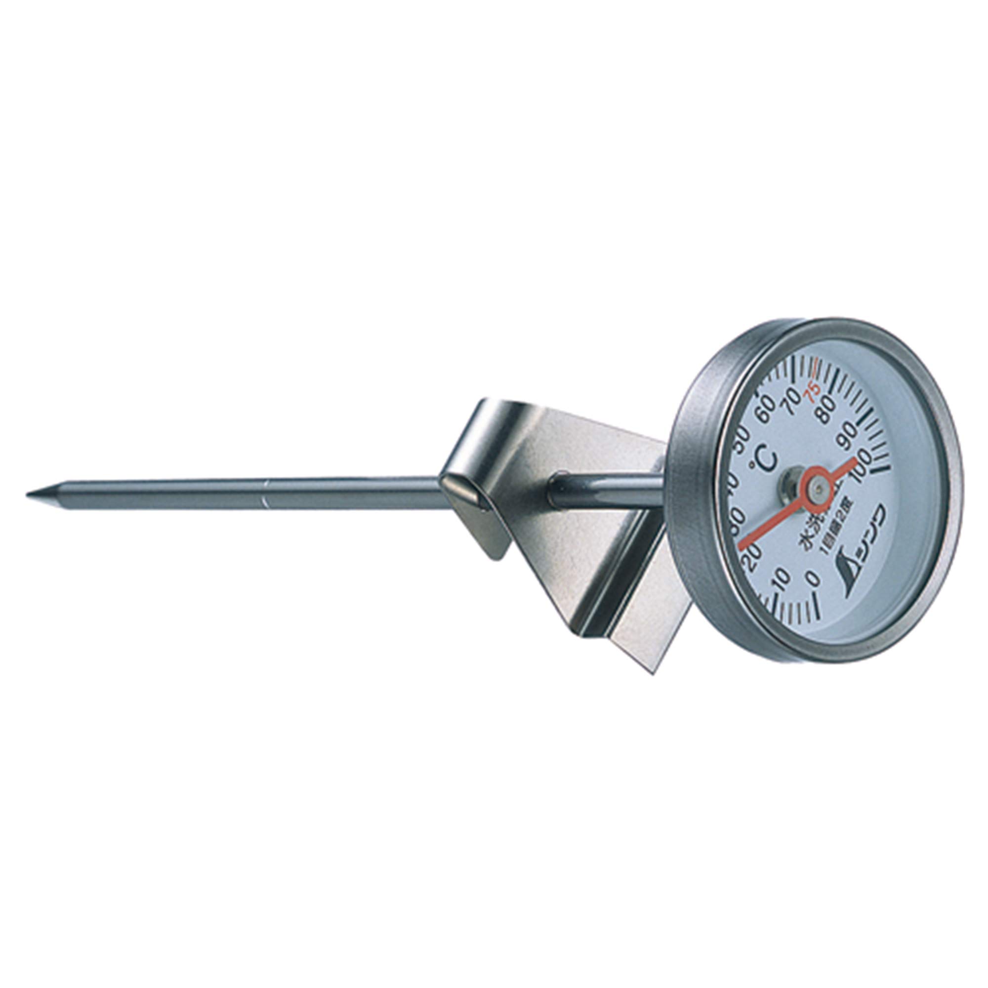 Hygrometers - 温度計 丸T字型 0100℃ 直径3.5×13cm 調理用 キッチン 料理用 棒状 測定器具 厨房用品 調理器具 揚げ物 油温管理