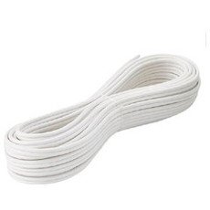 延長コード 10m 2芯 平行線 125V-12A 白 電源ケーブル 補修用 配線部材 汎用パーツ JIS C3306規格品 導体断面積1.25mm2