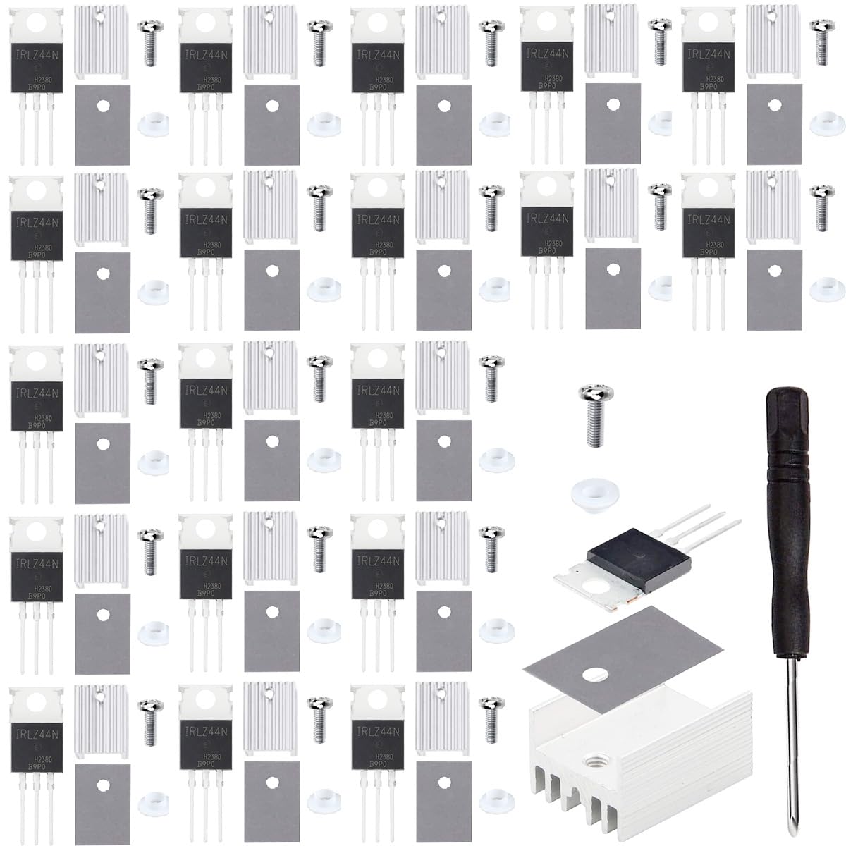 NチャネルパワーMOSFET 20個セット TO-220ABパッケージ 55V 47A 電子工作用 電子部...