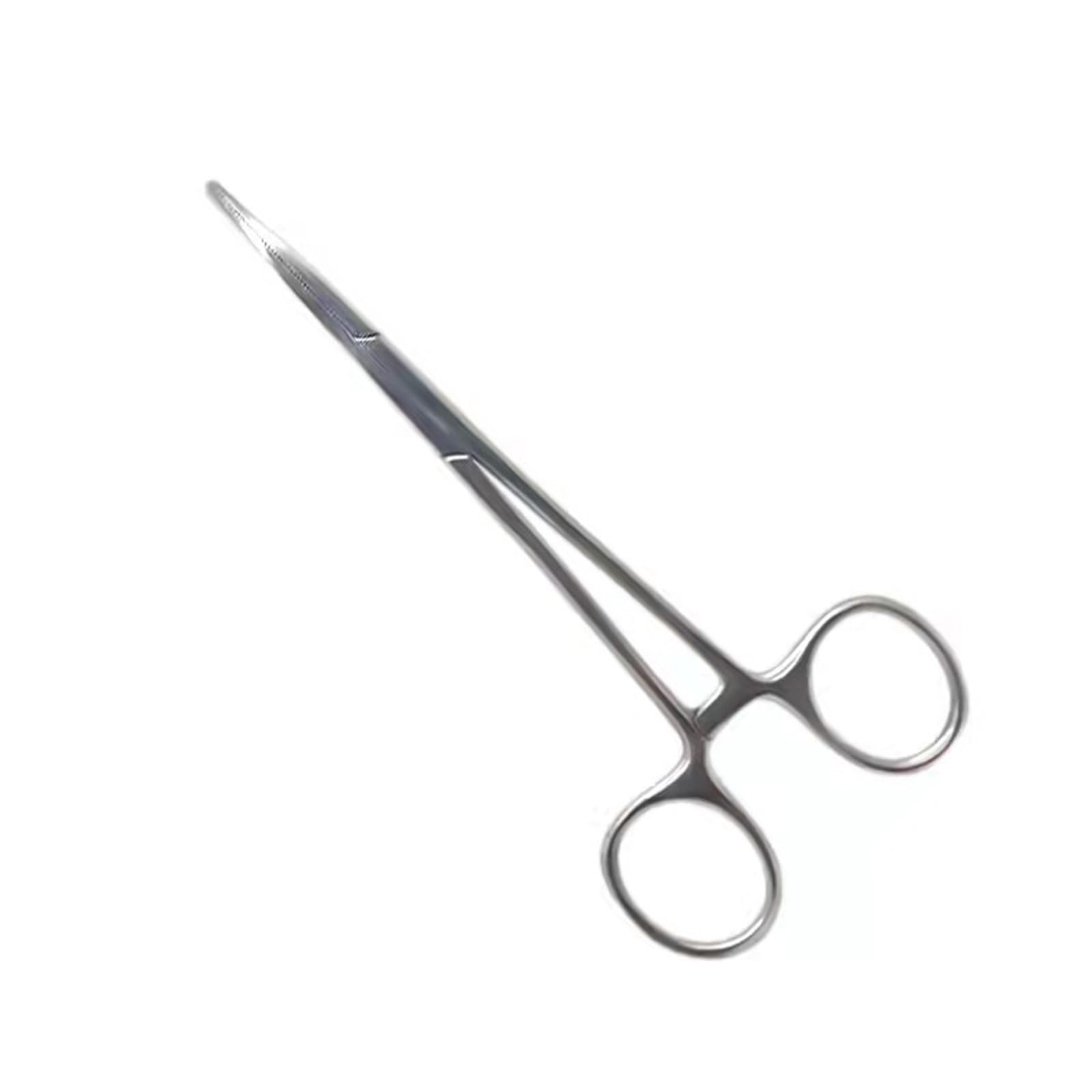ピンセット 直頭 ステンレス鋼 釣り ペット用毛抜き 掃除用具 ストレート ジグザグ 先端滑り止め加工 コンパクト 携帯用 12.5cm