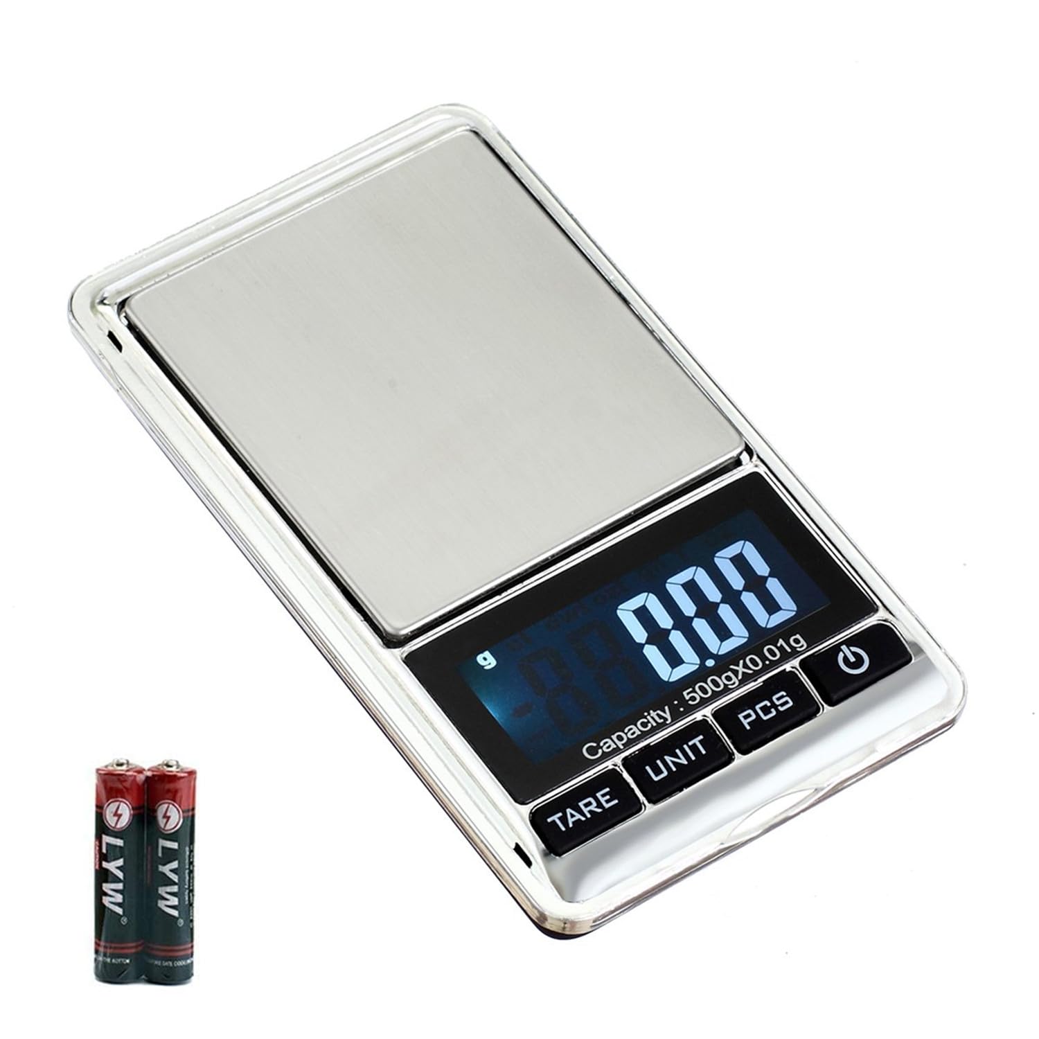 樂天商城 - 精密はかり 電子天秤 0.01g単位 0.05g-500g 携帯タイプ ポケットスケール 業務用 計量器 超薄型 コンパクト 収納 風袋引き 自動パワーオフ カウンティング 自動校正 低電力提示 過重量提示 LEDバ