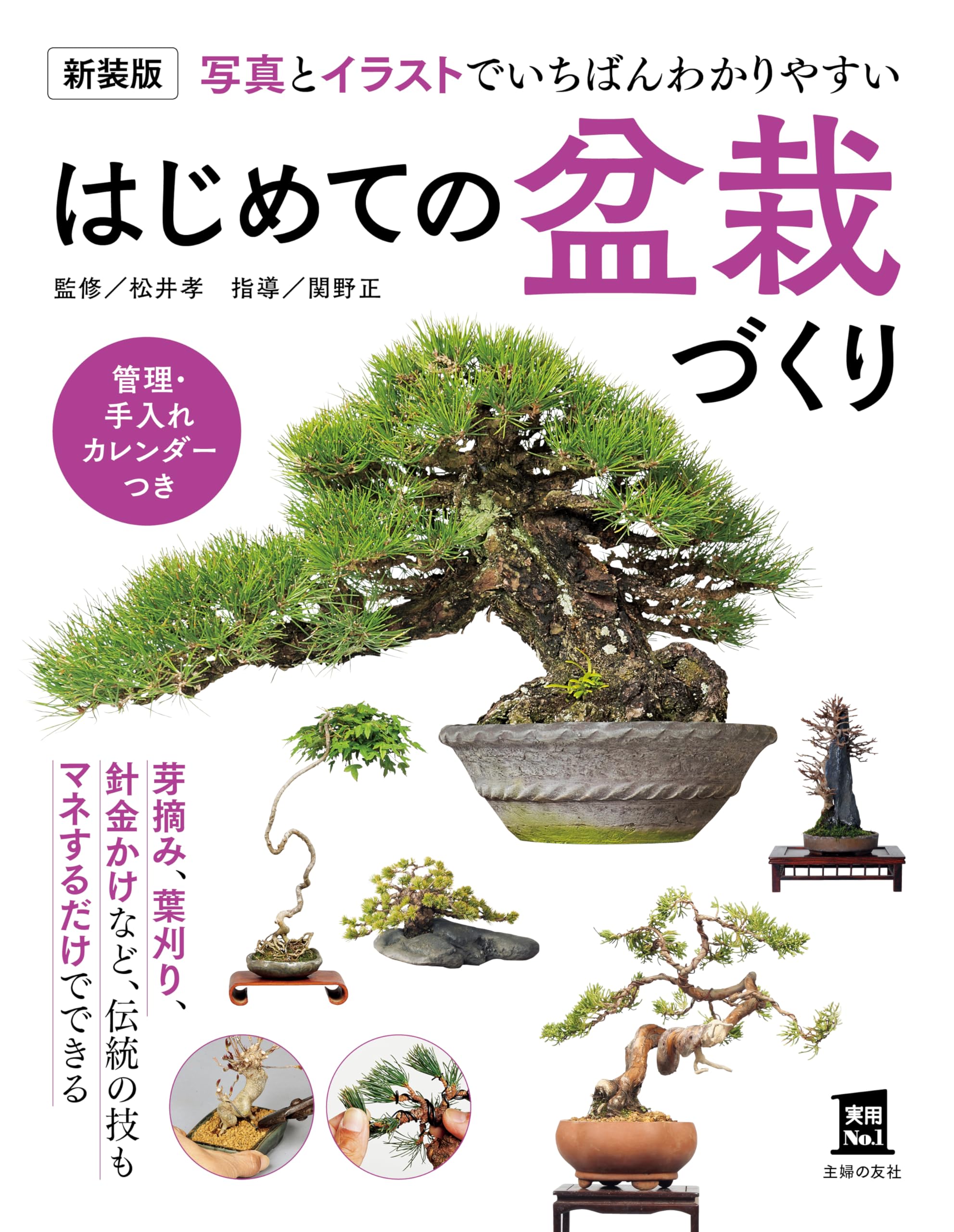 盆栽の作り方 育て方 入門書 基礎知識 樹形作り 剪定 植え替え 手入れ 初心者向け 実用書 解説本 趣味 園芸
