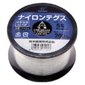 樂天商城 - ナイロンテグス 5号 黒色 釣り糸 釣具 釣り用品 釣り仕掛け用 ナイロンライン 1巻