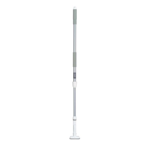 ・型番:9777g ・サイズ:全長 最短 約111cm、最長 約180cm ・重量:約550g ・素材:頭 ポリプロピレン、柄 アルミパイプ(伸縮)、グリップ ポリプロピレン、ソフトグリップL NBR・PVC ・製造国:台湾