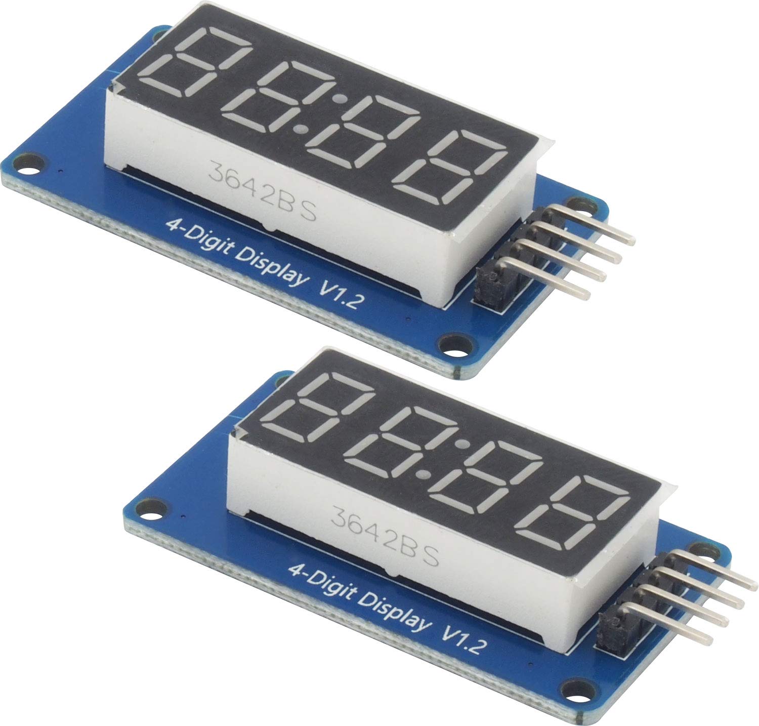 Rakuten - 7セグメントディスプレイ LEDモジュール 0.36インチ 共通アノード クロック表示用 2点セット