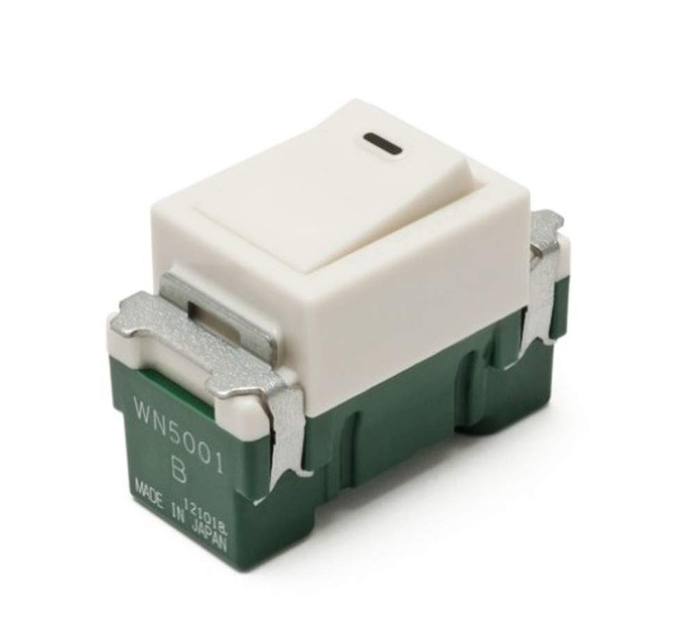 埋込スイッチB 片切 15A 300V 住宅用配線器具 1個用 壁面用 スイッチ部品