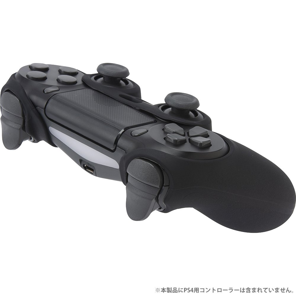 コントローラー用 シリコンカバー 滑り止め グリップ 保護ケース 周辺機器 アクセサリー PS4対応