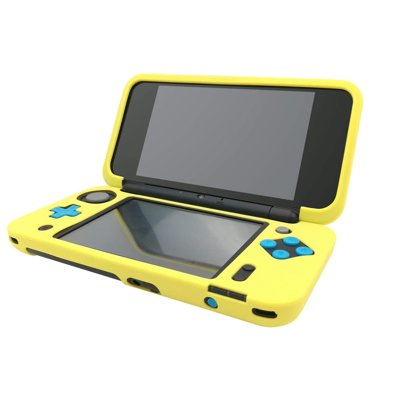 シリコンカバー 2DS LL対応 ケース 衝撃吸収 全面保護 ソフトケース 超薄型 柔軟 最軽量 上下分割式 セパレートタイプ