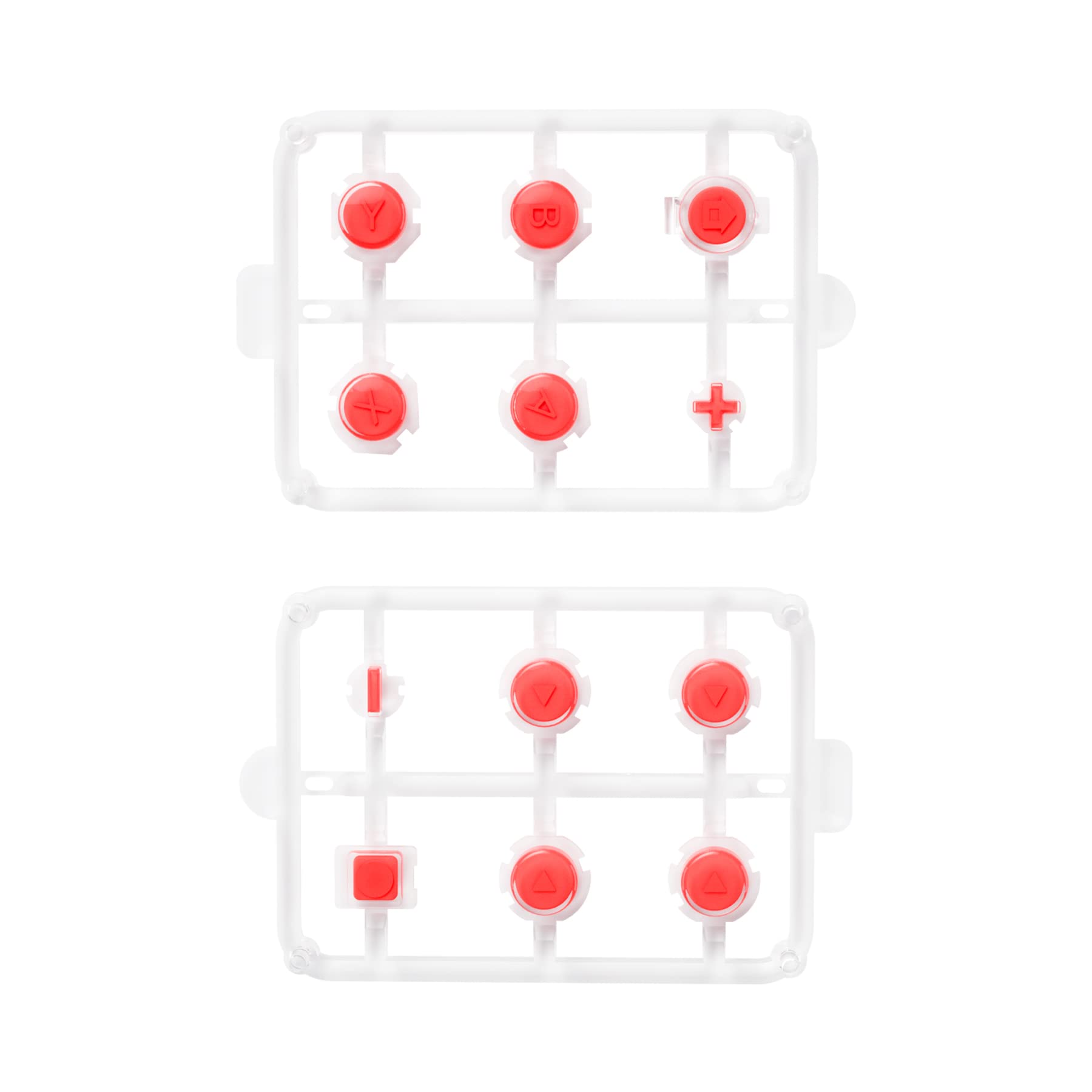 Wii Peripherals - ゲーム機用交換ボタンセット ABXYボタン 方向ボタン ホームボタン キャプチャーボタン プラス マイナスボタン 樹脂製 付け替えパーツ