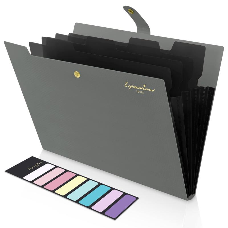 SKYDUE 新デザイン カラー ドキュメントファイル 書類収納ボックス ファイルケース A4 スナップ式 防水..