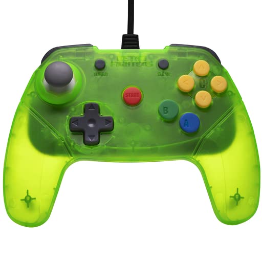 ゲームコントローラー 有線 USB接続 レトロデザイン 6ボタン ゲームパッド ブラック 互換機対応 ゲーミングコントローラー