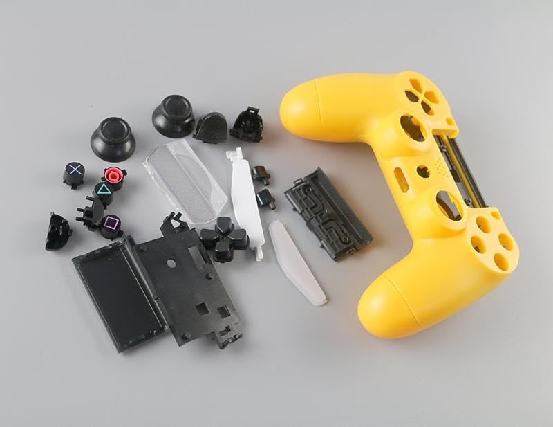 ・対応機種:PS4コントローラー (JDM-040 / PS4 4.0のみ) ・セット内容:交換シェル、ボタン、スティックキャップ、タッチパッド(4点セット)