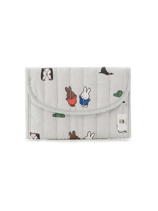 【DickBruna】キルティング総柄母子手帳ケースS