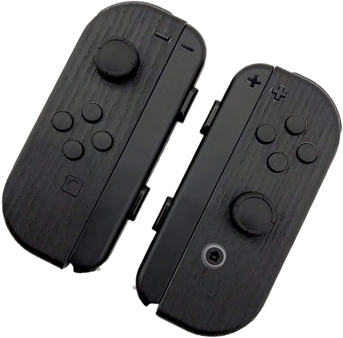 Rakuten - ゲーム機用 スキンシール カバー 保護フィルム 木目調 側面対応 丈夫 貼り付け簡単 チャコールウッドカラー スイッチ対応