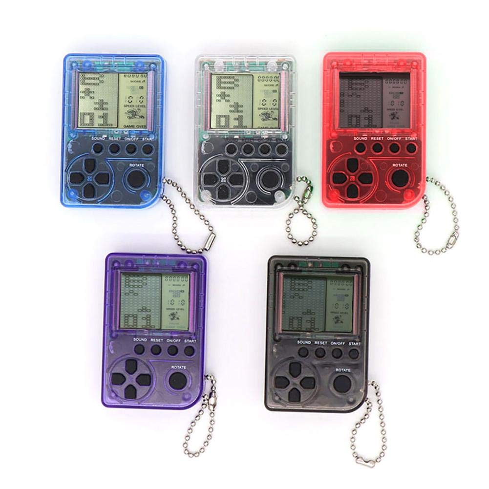 携帯ゲーム機 ミニサイズ 26種類内蔵 レトロゲーム キーホルダー付き ポケットサイズ 持ち運び 玩具