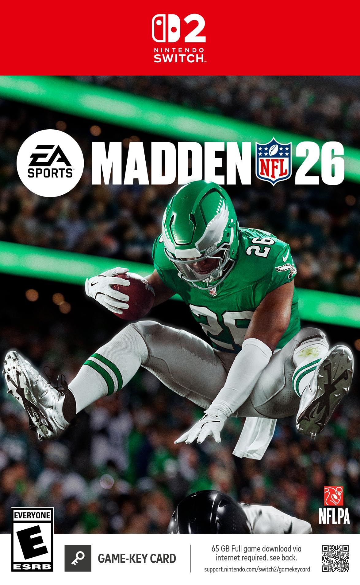 ゲームソフト アメリカンフットボール スポーツ スイッチ用ソフト 北米版 ゲームカード 1人プレイ 複数人プレイ対応