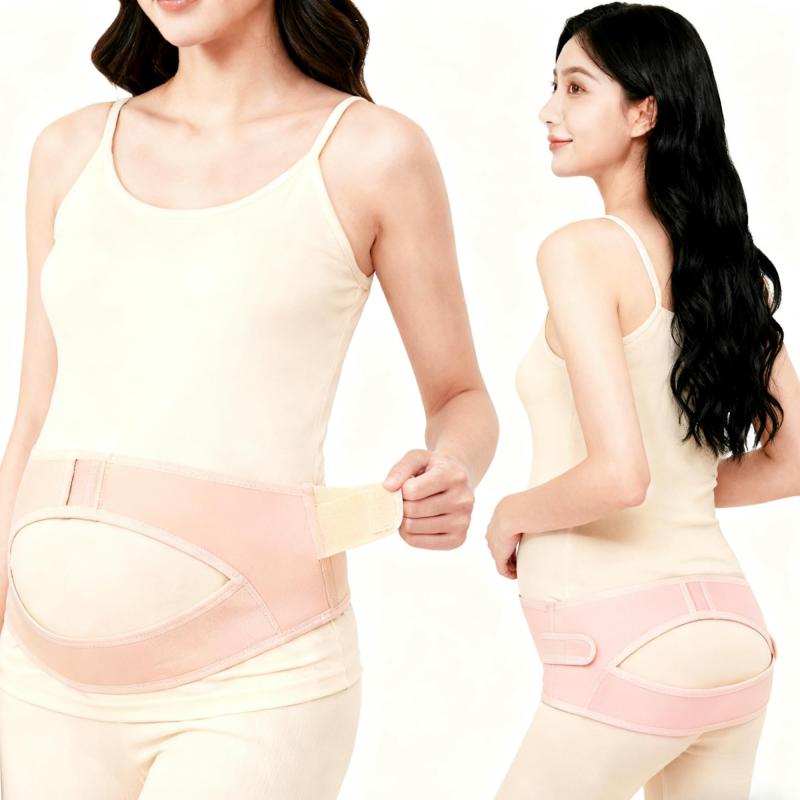 【YAMANMAN】骨盤ベルト 産前産後兼用 腰痛を和らげ 腹帯 妊婦 骨盤の回復を助けます 通気性＆やわらか素材 履きやすい 平均サイズです 産前&amp;産後骨盤ベルト