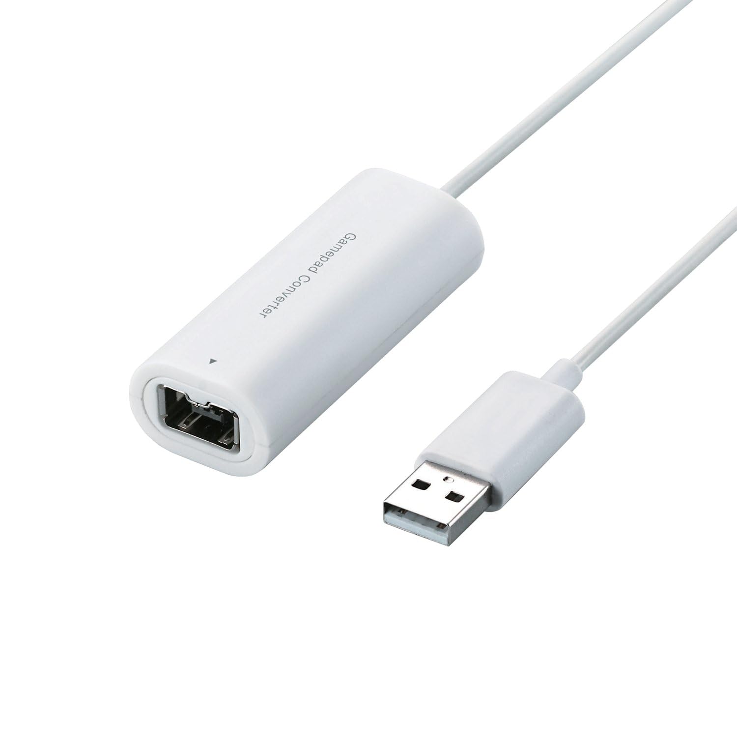 ゲームパッドコンバータ 変換アダプタ パソコン用 接続機器 周辺機器 変換コネクタ クラシックコントローラ クラシックコントローラPRO 対応 1台接続可能 高レスポンスモデル ホワイト