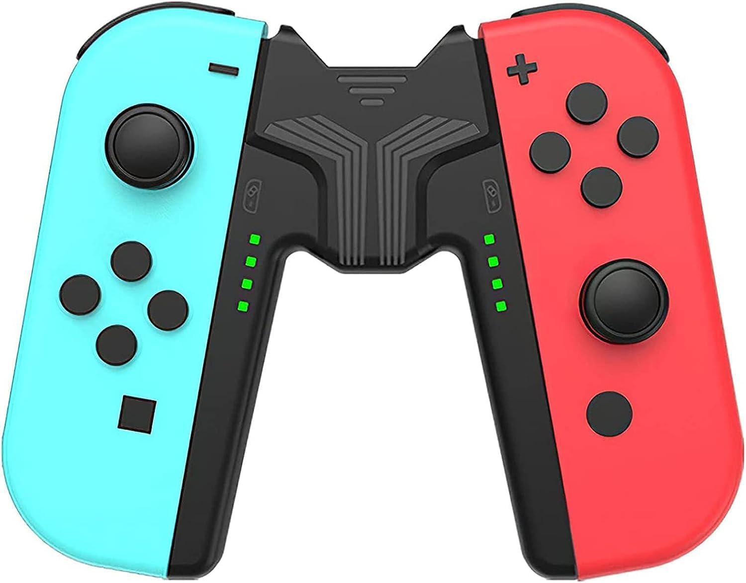 ゲームコントローラー充電グリップ V字型 充電指示LED付き ゲーム機対応 Switch Switch有機ELモデル用 充電ハンドル