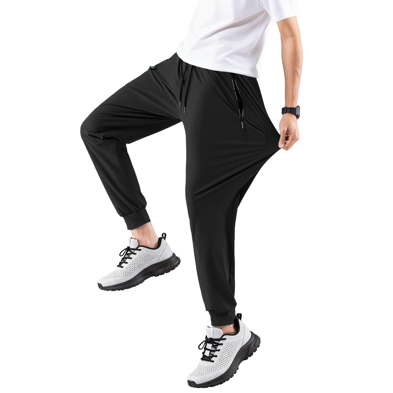 スウェットパンツ メンズ ジョガー ストレート テーパード ナイロン ポリウレタン ...
