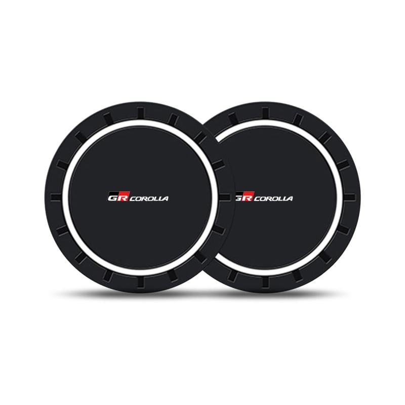 ドリンクホルダー パッド 専用ロゴ付き 7*7cm 車用 シリコン ウォーター カップ マット 断熱 衝撃吸収 騒音や摩擦軽減 車種専用 車体保護 内装パーツ ...