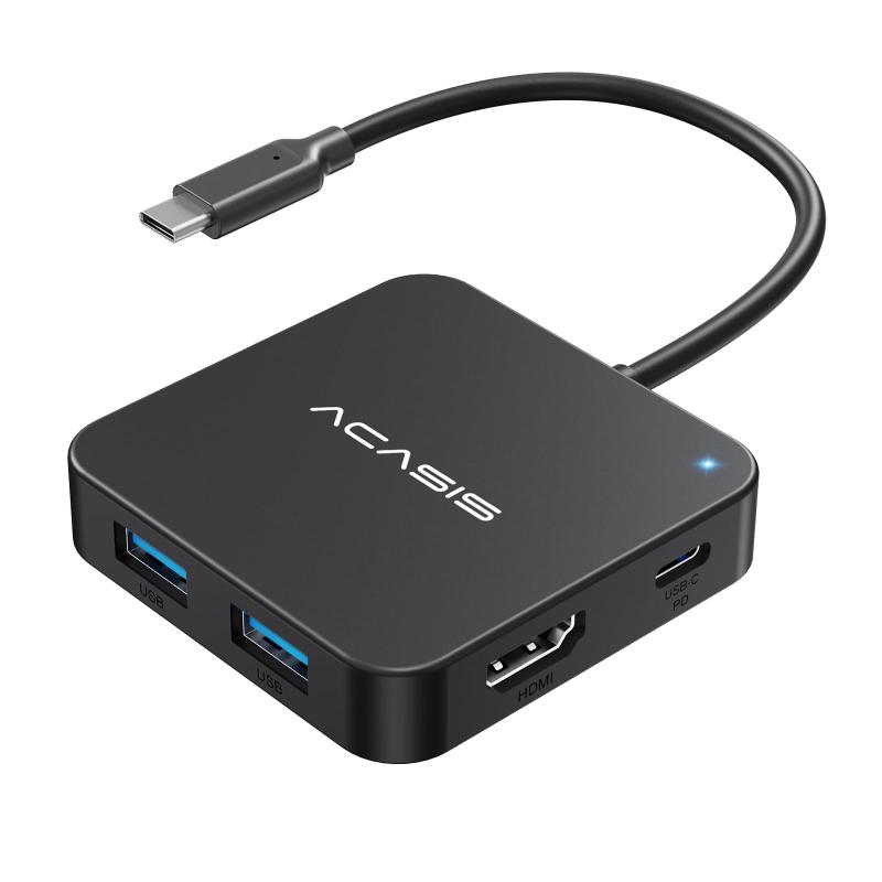 USB Cハブ マルチポートUSB Type-Cハブ 4K HDMI付き 電力供給 100W | USB 3.0ポート3個 | Type-C 3.0ポート1個 | USBスプリッターアダプター