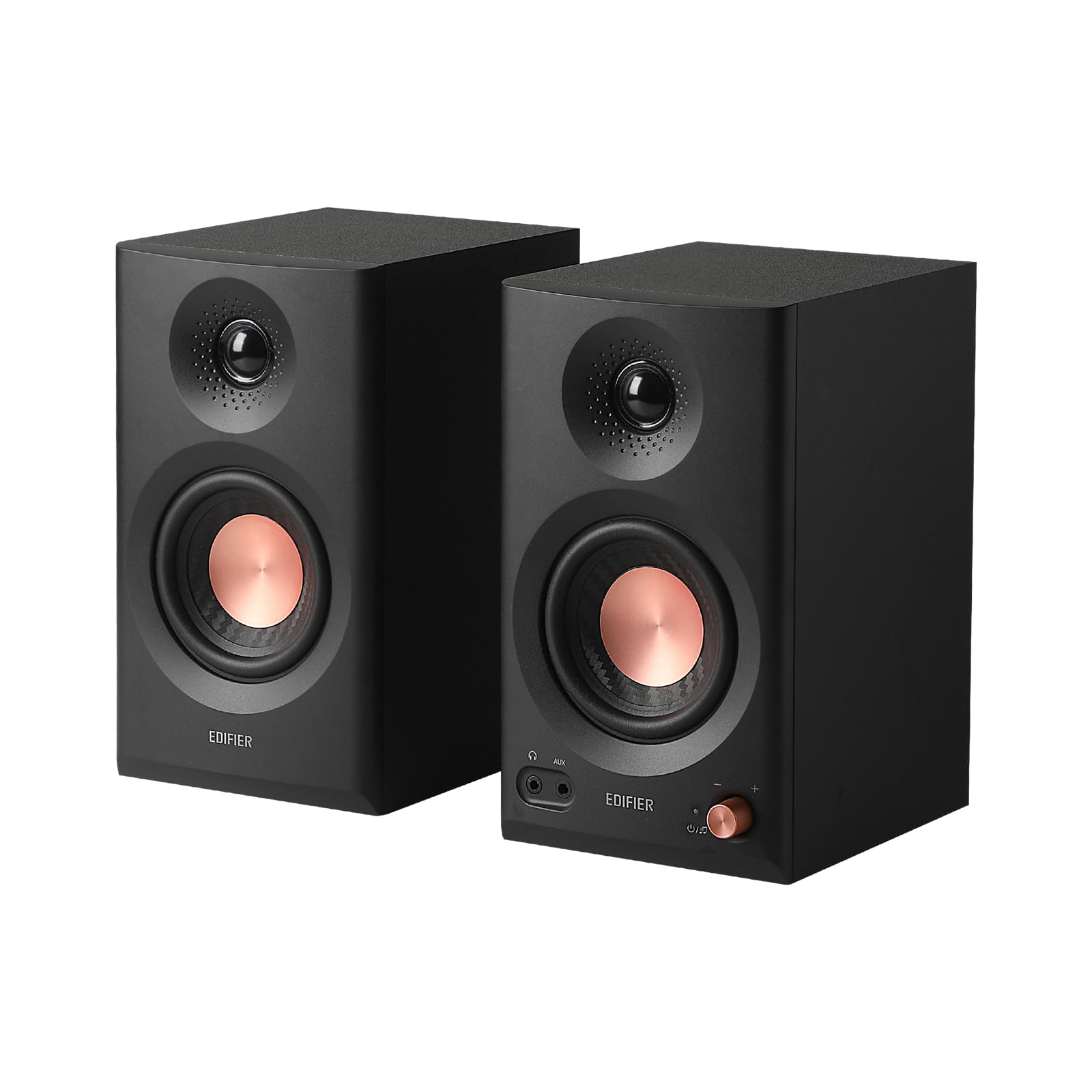 ・出力:24W ・入力端子:TRSバランス、RCA、AUX ・出力端子:3.5mmヘッドホン端子 ・アンプ:内蔵 ・カラー:黒