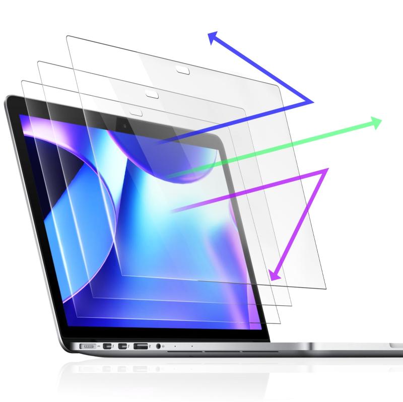 Peslv スクリーンプロテクター ノートパソコン グレアフィルター UVブロッカーシールドカバー 目保護フィルム