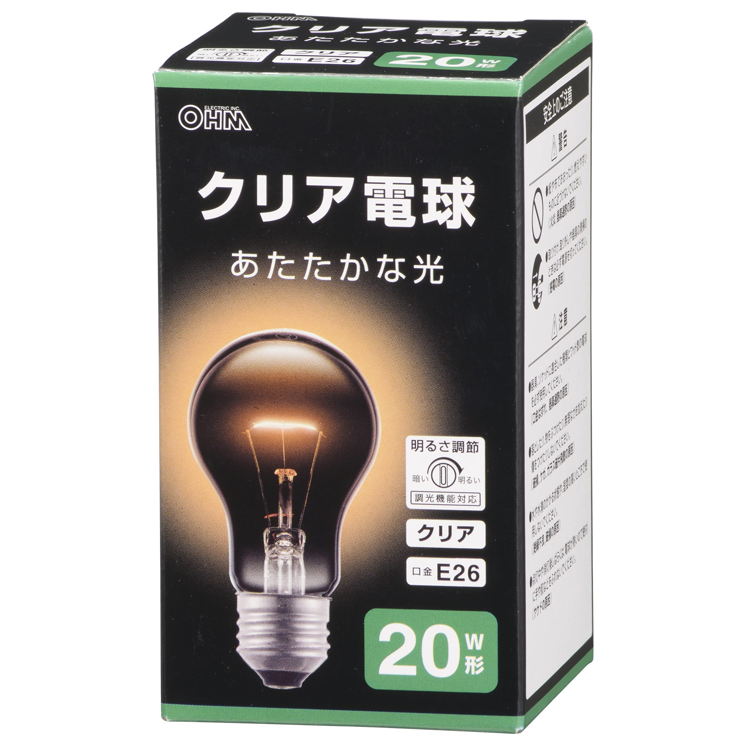 乐天商城 - 白熱電球 E26 40W形 クリア 調光対応 フィラメント 長寿命 電球