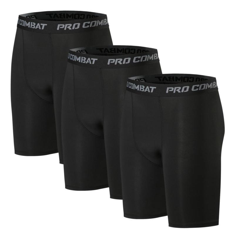 [LZLLZQ] 3枚セット スポーツタイツ メンズ スパッツ 9分/7分/5分丈 [伸縮性・吸汗速乾] コンプレッションタイツ ロングタイツ スポーツ ショート コンプレッションカプリ ランニングウェア ト