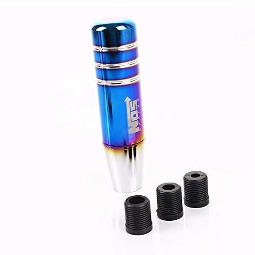 Goodcardesign NOS 汎用シフトノブ 130mm 各種アタッチメント付き　チタンカラー　アルミ