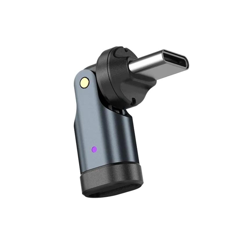 USB-C 充電アダプター 240W 90度・180度 角度調整可能 Type-C to Type-C 変換 スマホ・タブレット・ノートPCに対応
