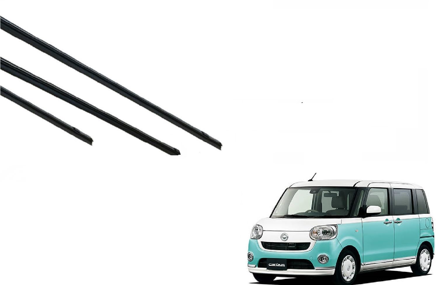 ワイパー 替えゴム 3本セット グラファイト配合 純正ワイパーブレード対応 自動車用パーツ