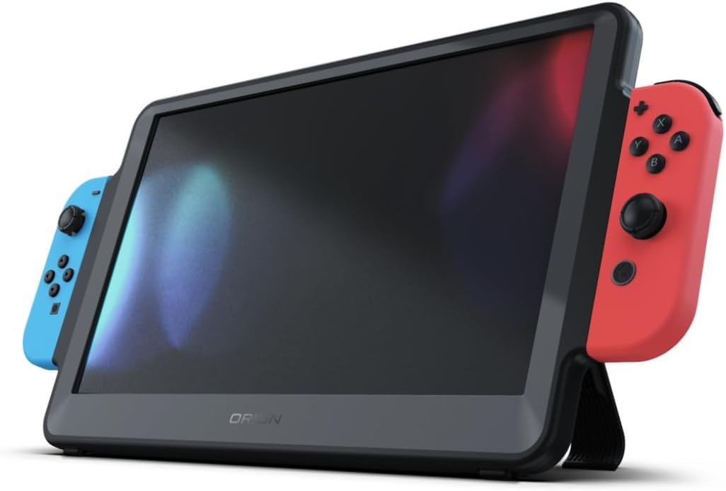 Rakuten - ポータブルゲーミングモニター 11.6インチ フルHD IPS ディスプレイ ブラック USB Type-C HDMI 映像入力 ゲーム機 スマートフォン パソコン 対応 エルゴハンドル キックスタンド 搭載