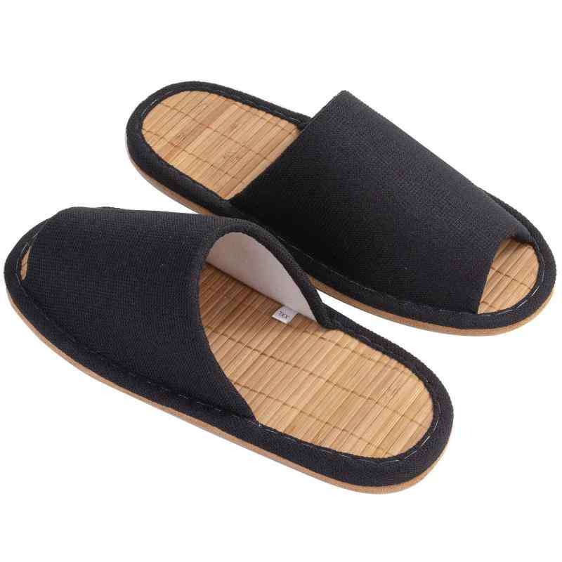 [KUROO] 竹スリッパ たけ 涼しい 蒸れにくい 静音 22.5cm-29cm 室内履き 春 夏 外縫い レディース メンズ