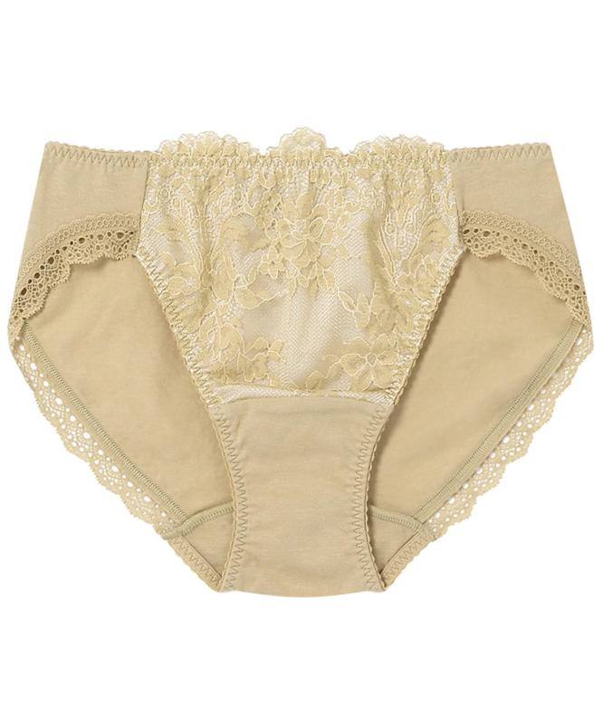 [ウイング/ワコール] ペアショーツ 身生地部オーガニックコットン混 はきこみ丈あさめ【ナチュラルアップブラ】 KF3000