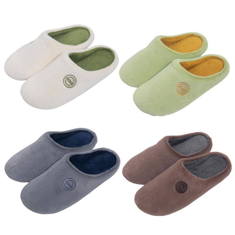 [Fanyker] ルームシューズ スリッパ レディース メンズ 洗える 来客用スリッパ 室内 部屋履き 静音 ルームスリッパ トイレスリッパ 低反発 男女兼用 オフィス カップル 滑り止め 履き心地良い(3.0)