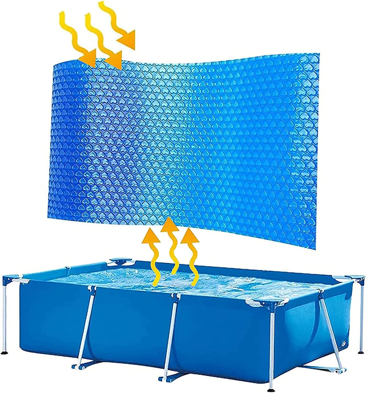 ・素材:ビニール ・色:ブルー ・サイズ:1x1m , 1x2m , 1x5m , 1x8m , 1x10m , 2x2m , 2x5m , 2x8m , 2x10m , 3x3m , 3x5m , 3x8m , 3x10m , 4x4m , 4x5m , 4x8m , 4x10m , 5x5m , 5x8m , 5x10m , 6x6m , 6x8m , 6x10m , 7x7m , 7x10m , 8x8m , 8x10m , 9x10m , 10x10m ・機能:防雨、防水、ダストカバー、バブル断熱フィルム、プールの保護 ・使用場所:屋内/屋外